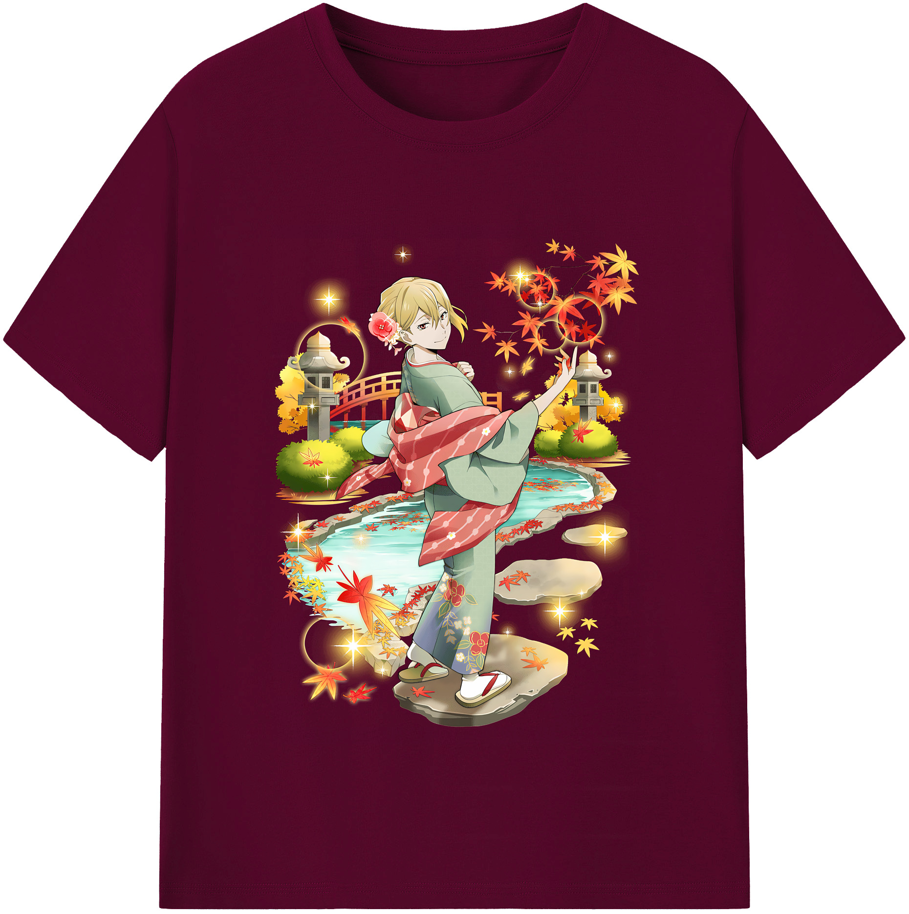 （画像用） 文豪ストレイドッグス Bungo Stray Dogs レディースカジュアルプリントTシャツ（綿100％）